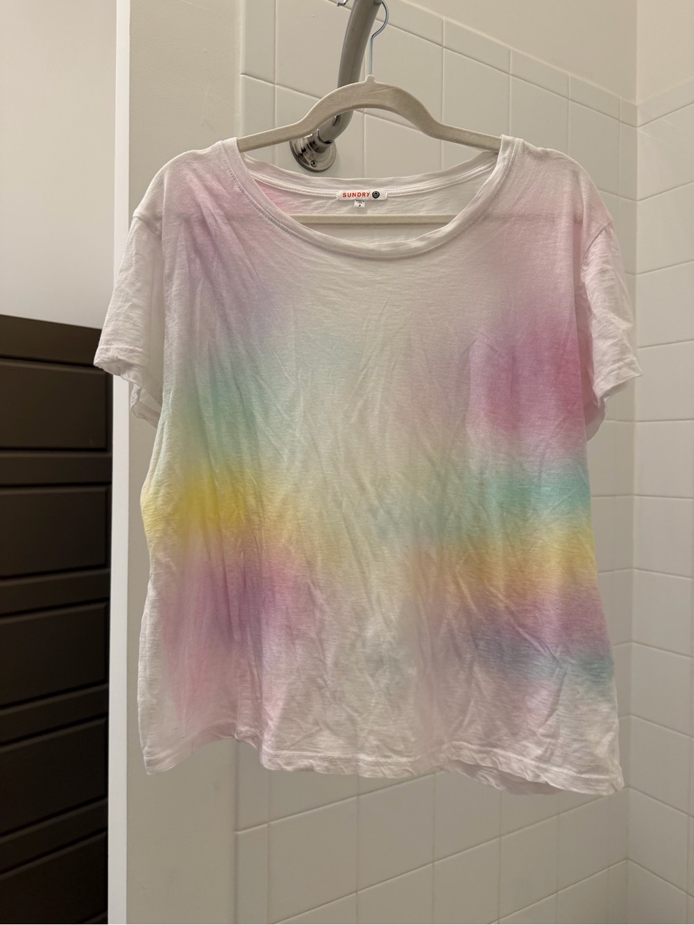 Sundry Pastel Wash Short Sleeve Tee